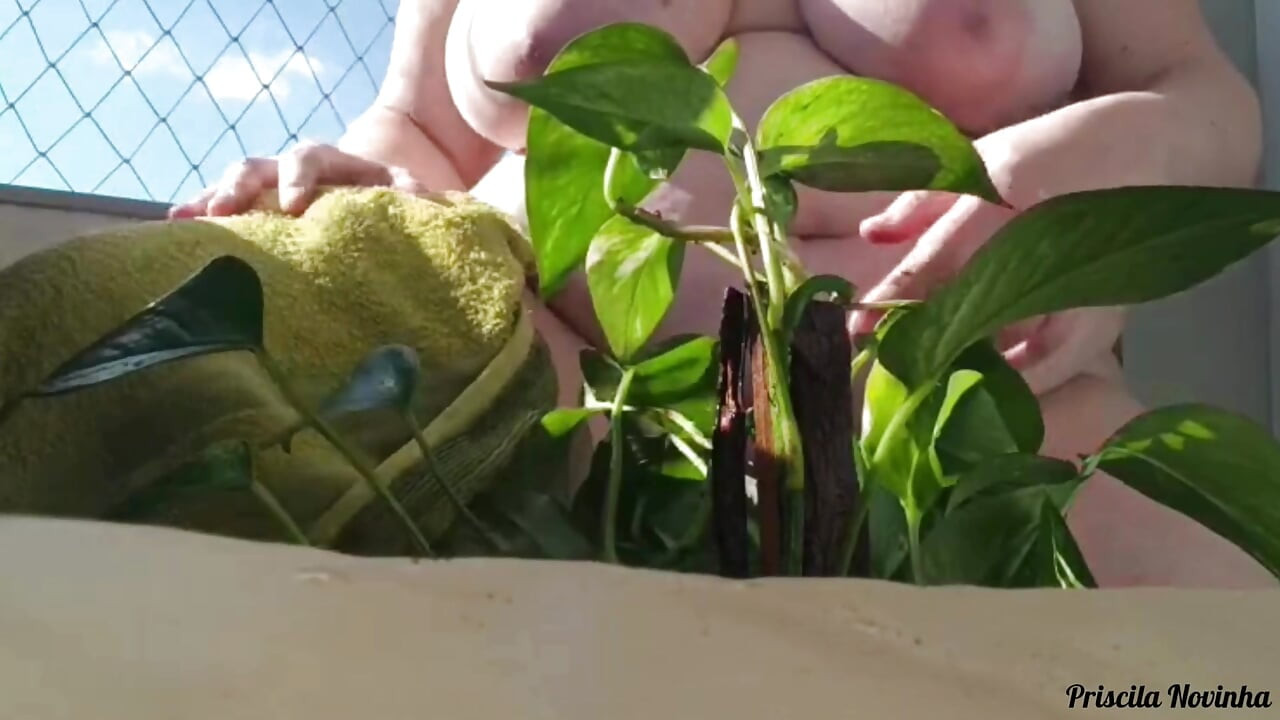 Stepmom Records Video For Stepson's Friend Teaching Gardening - Part 02