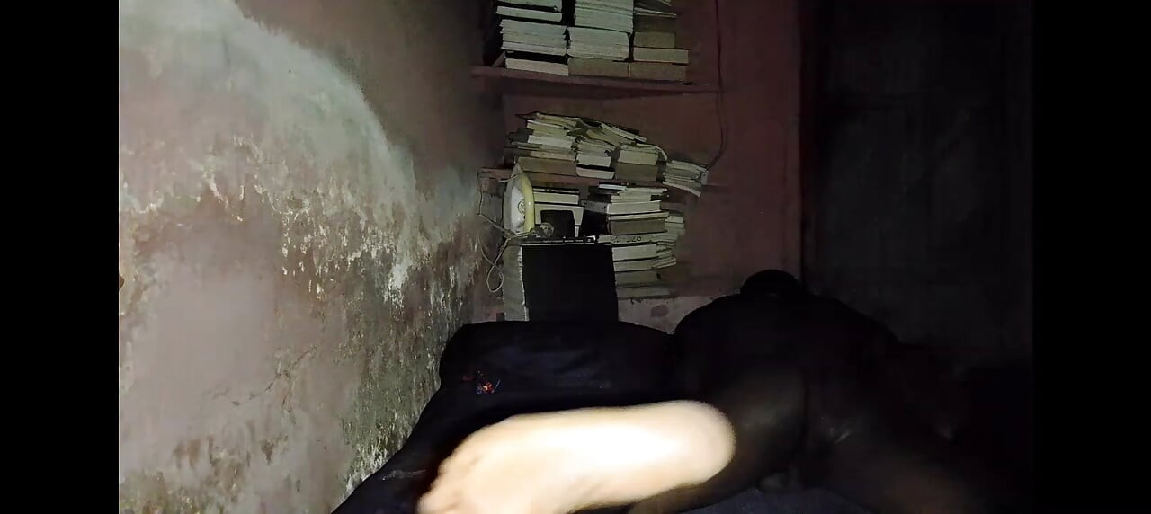 Bobby Johnson, the African Black Guy is seriously fucking his bed, but does not come on his sheets