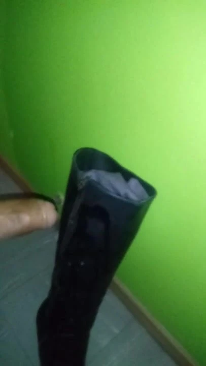 black boots