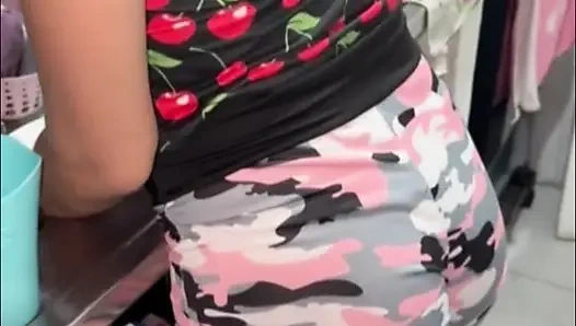 Net ses en ateşli Arap Mısırlı Sharmota Müslüman evli kadın a7a teez nar fagra mutfakta