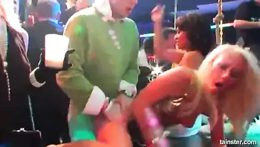 Sinfully cuties fucking in the public