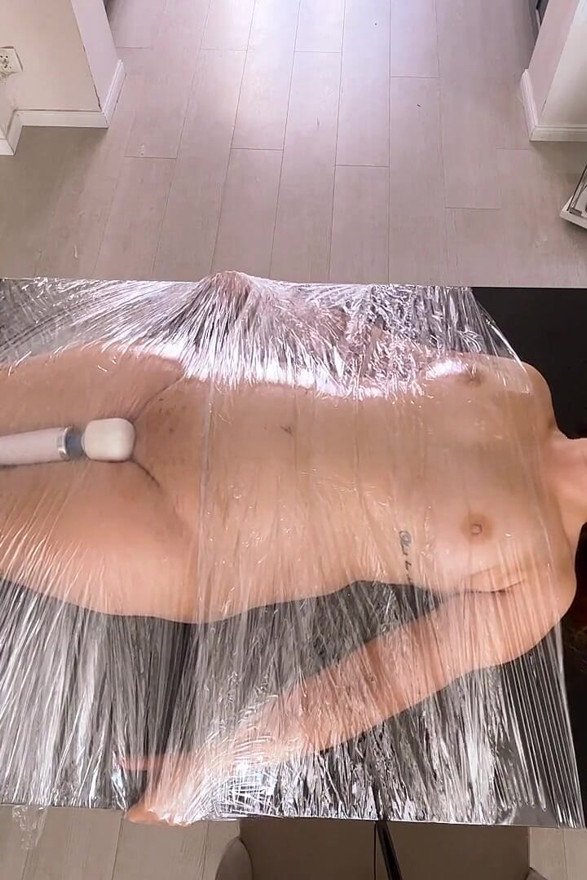 Amatauer Model Stretch Bondage Session with Multiple Orgasms and Squirts