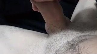 Friday playing with my big wet uncut cock on kik