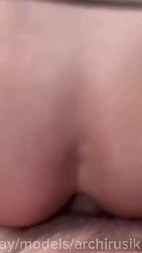 Femboy, like a bitch, seduces with a big cock and a smooth ass in public, and for that, he gets fucked hard on a construction | Clip 1