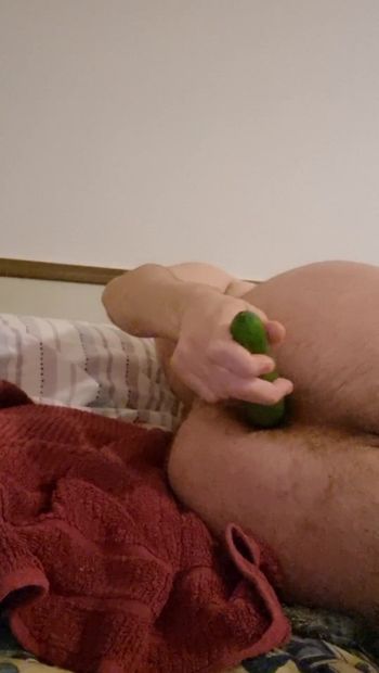 El culo de un niño turco es follado por un pepino