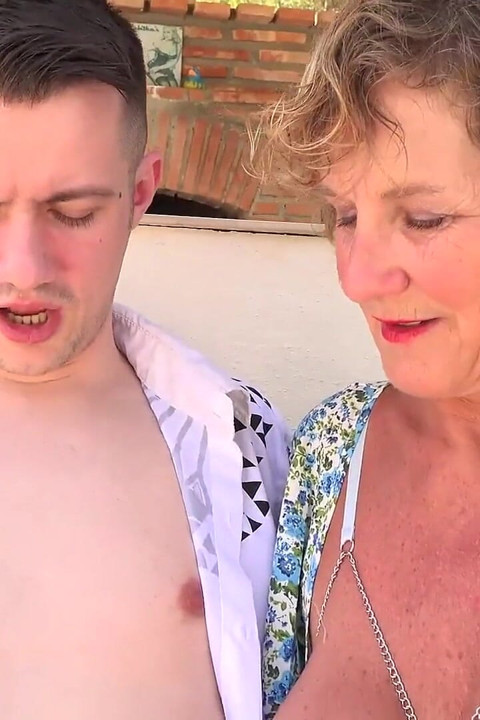 AuntJudysXXX - Busty Mature Cougar Mrs. Moly Seduces the Resort Bartender