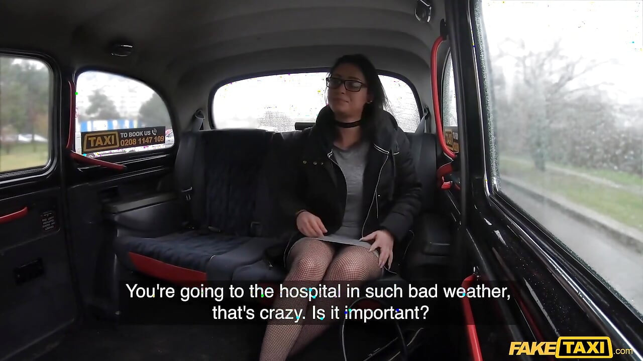 Fake Taxi - Nerdy Babe Klaudia Diamond in Fishnets Cheats on Hubby