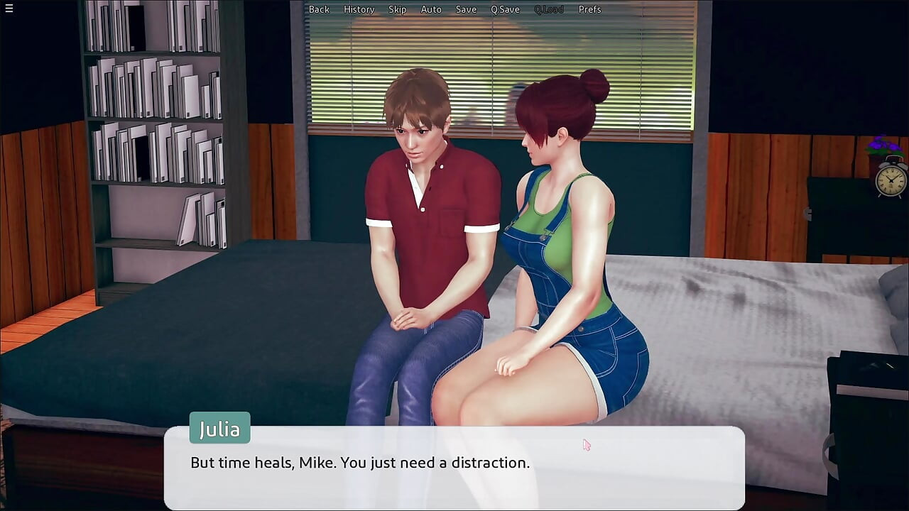 Japanese Stepmom Helping Her Stepson Relief From Breakup With His Girlfriend