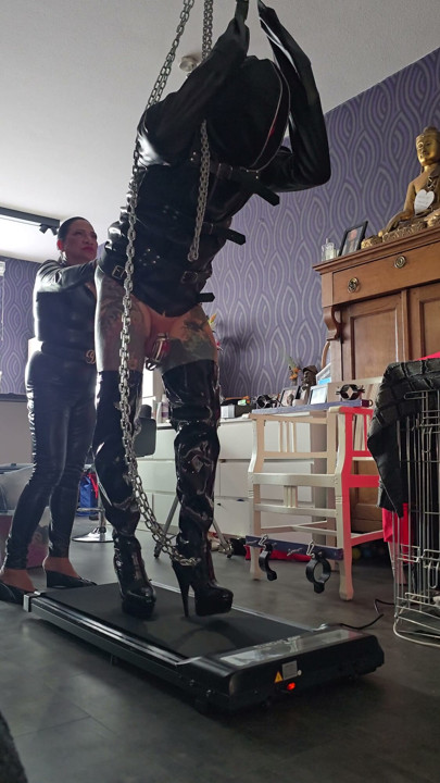 Fitness time for hubby slave | Clip 2