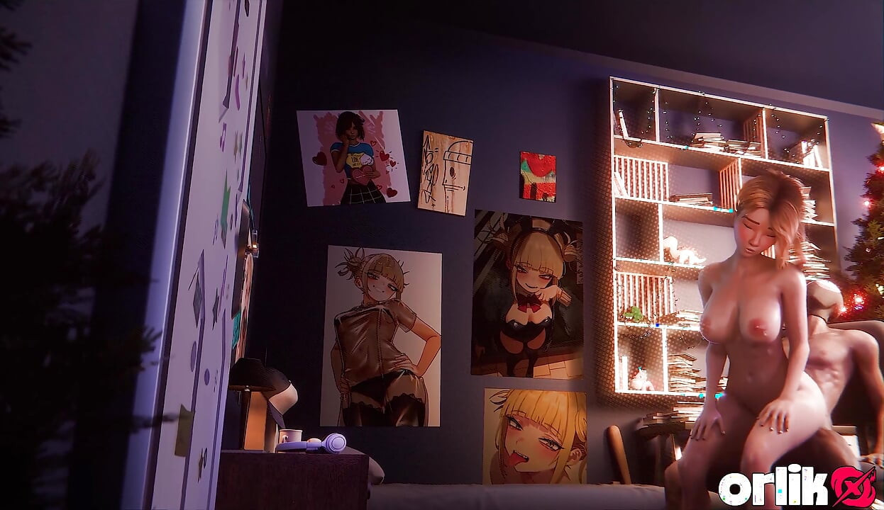 Gwen Stacy és Pókember - Karácsonyi ünnepek 3D szex animáció