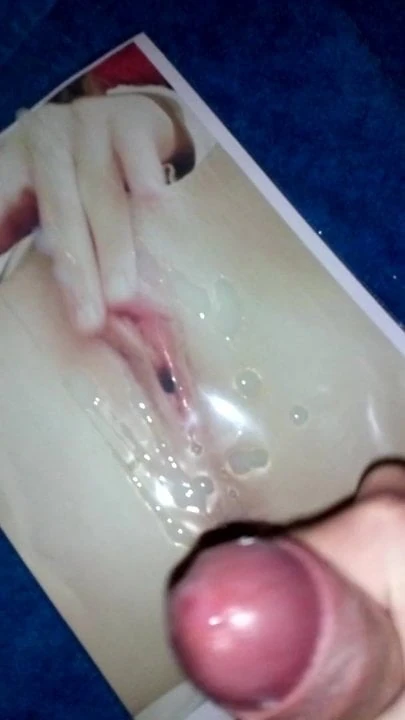 Cum tribute for Dani's pussy