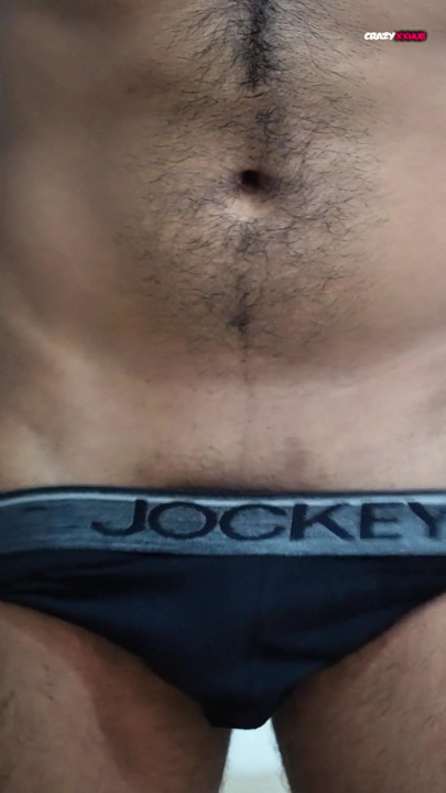 A sexy guy is dancing while holding his cock. | Clip 2