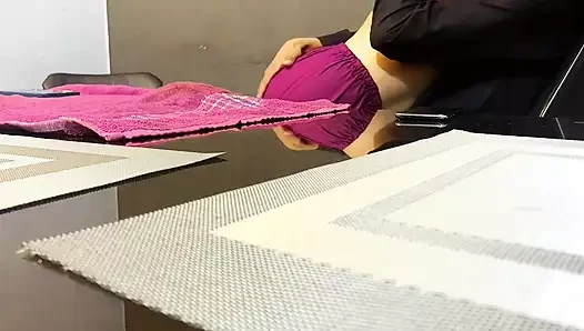 Office girl saying boss request the parmocion