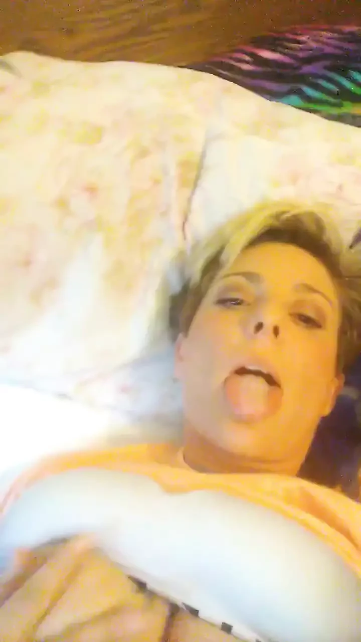 Hot Blonde MILF Playing with Her Pussy