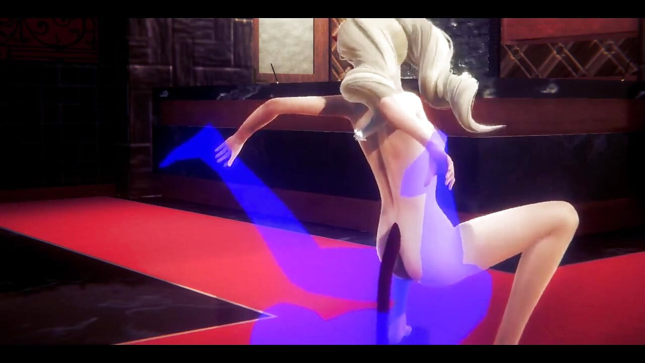 Persona 5 Hentai - Ann Takamari Fucked Twice and Footjob - Japanese Asian Manga Anime Film Game Porn