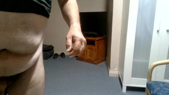 Wanking little cock again!!