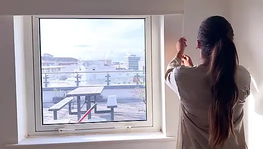 Sofias seidener traum gefesselt mit seiden- und Satintuchkopie (4k)