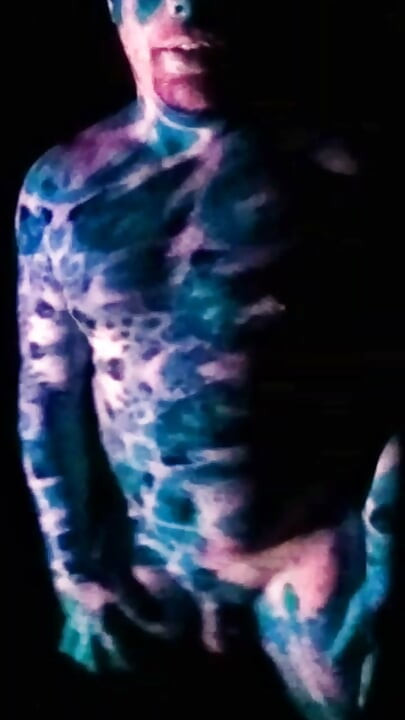 rainbow light naked dance