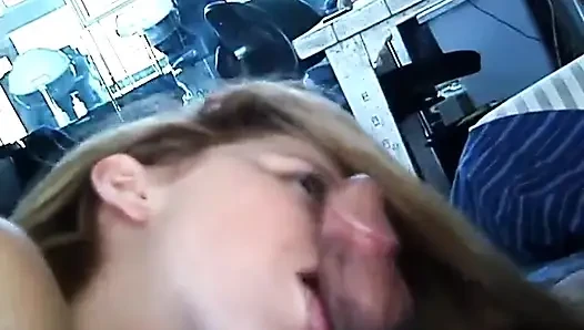 Tonya rides cock and gets fucked after sucking off cock