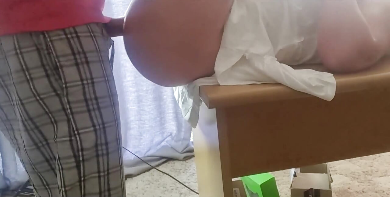 Közeli irodai asztal baszás