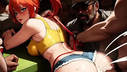 Misty Gives Up Pokeballs For Big Sweaty Black Balls
