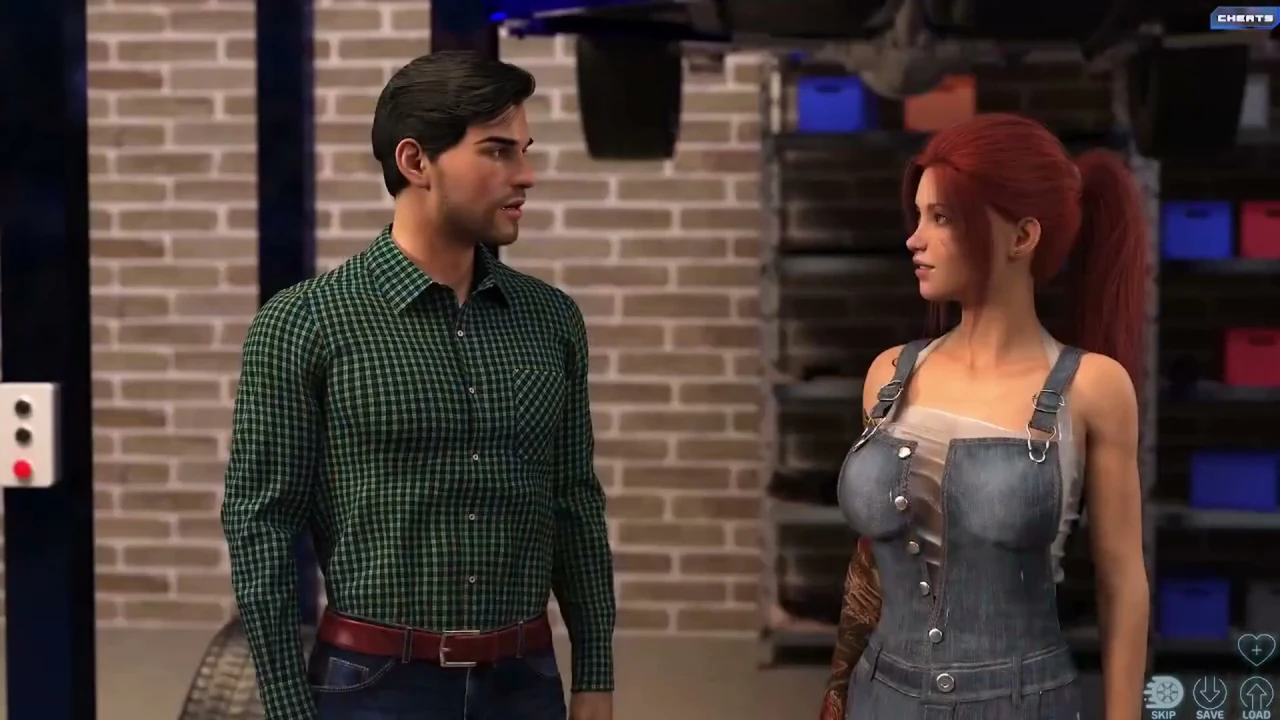 Race of Life - Dirty Sex with a Mechanic Girl After Repairing a Car