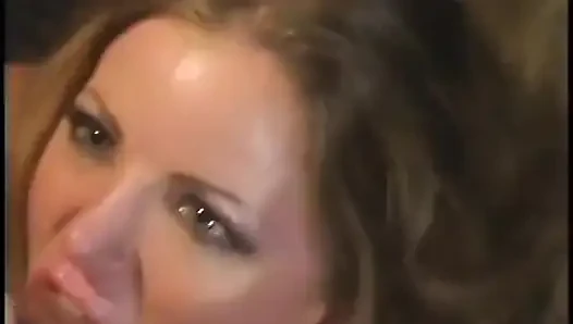 Roadside car fucking for this gorgeous blonde MILF whore with a shaved pussy