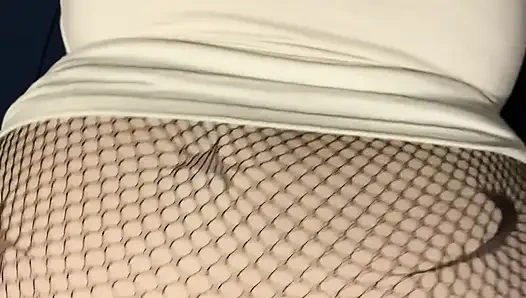 Tante super semok dientot gaya doggy sambil pakai stoking jala