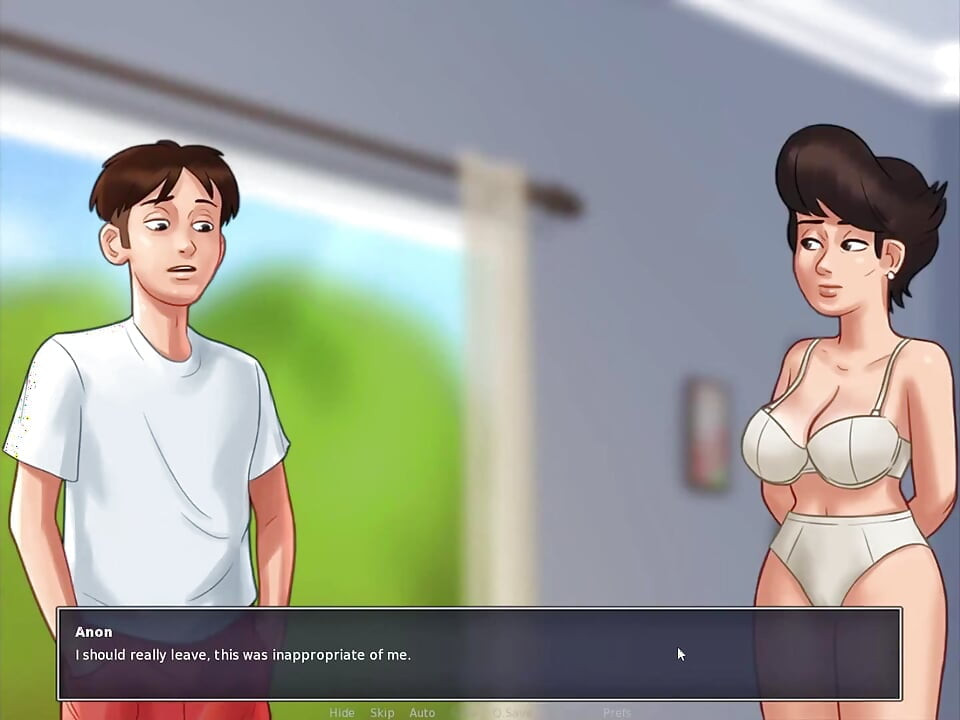 Summertime Saga Miss Dewitt & Helan & Eve Animation Collection [część 11] Nude Sex Game Play