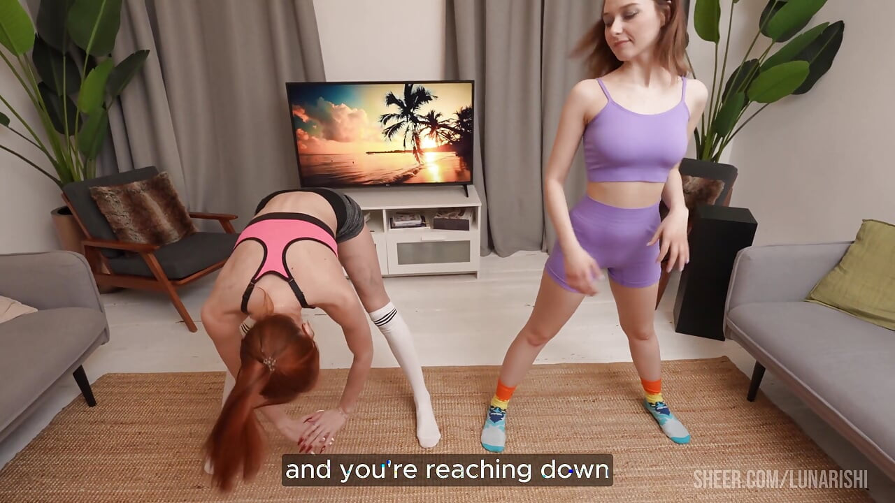 Seductive Stretching Lesson Makes Girls Gasp with Orgasms