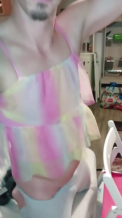 Cumshot in chair