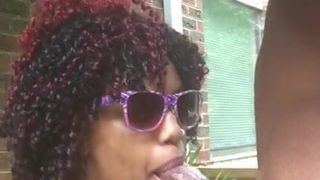 Milf Sucking Dick Outdoors Nasty