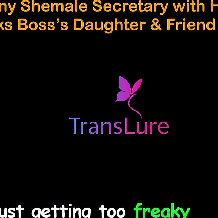 English Audio Sex Story - Tall Ebony Shemale Secretary with Huge Cock - Fucks Boss’s Stepdaughter & Friend - Part 2