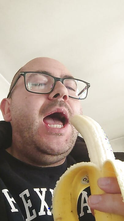 Mamada con plátano