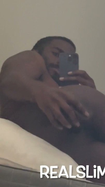Hung BBC dildo makes my gaping hole creamy and noisy | Clip 1