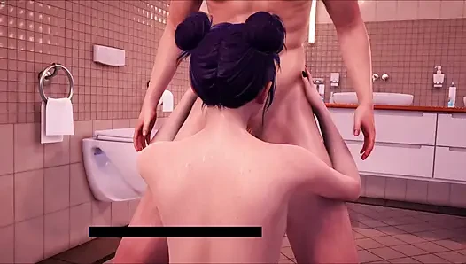 Japanese Petite Stepsister Sucking Stepbro Big Cock In Bathroom