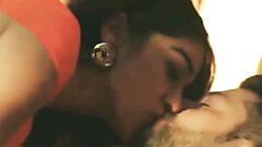 Lakshmi Rai, hot French kiss