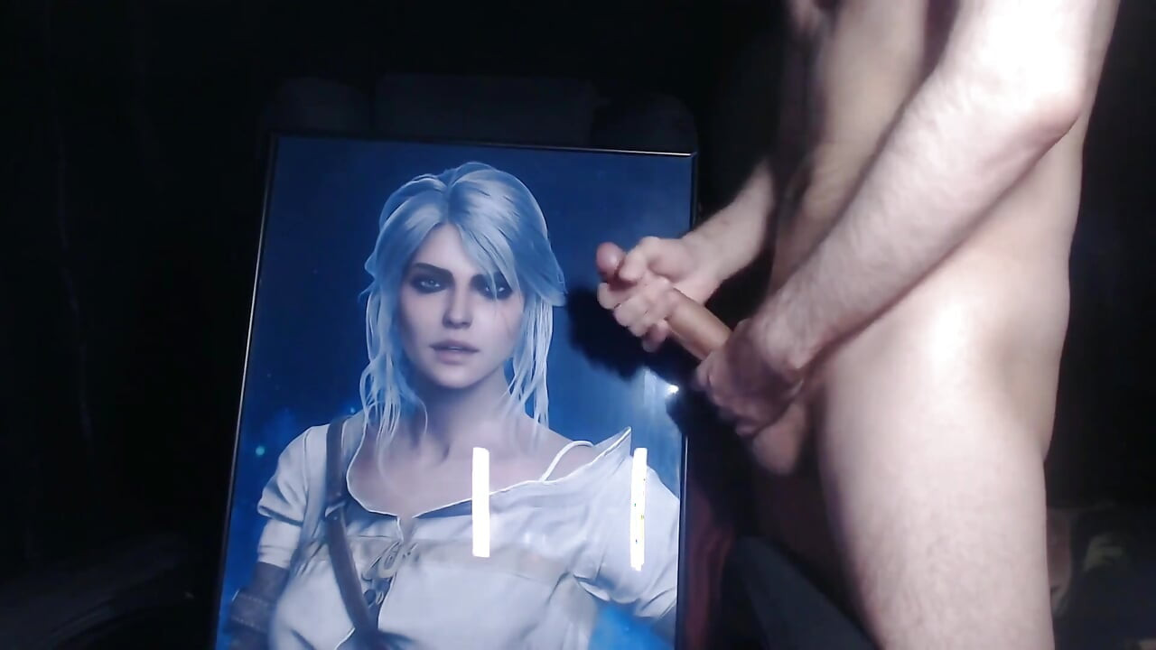 Cum Tribute for Ciri (game Character From Witcher 3)