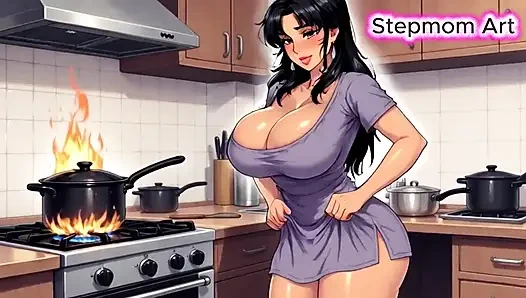 JOI мачеха горячая внутри - иди со мной, 100% ты кончишь - грязный разговор
