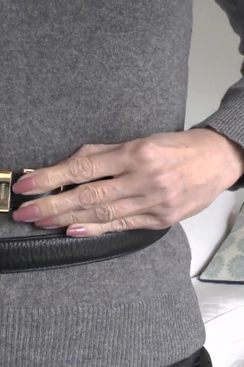 Belt Fitting in the Living Room, Part 3, Lady Victoria Valente