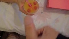 Cum on food - making semen cocktail (Requests welcome)