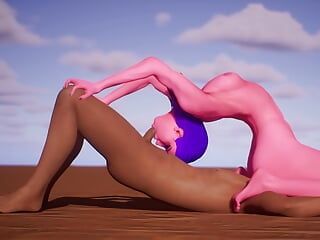 Alien Woman Gets Bred By Older Man - 3D Animation