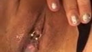 hubby cleans hot black cum from wife 2