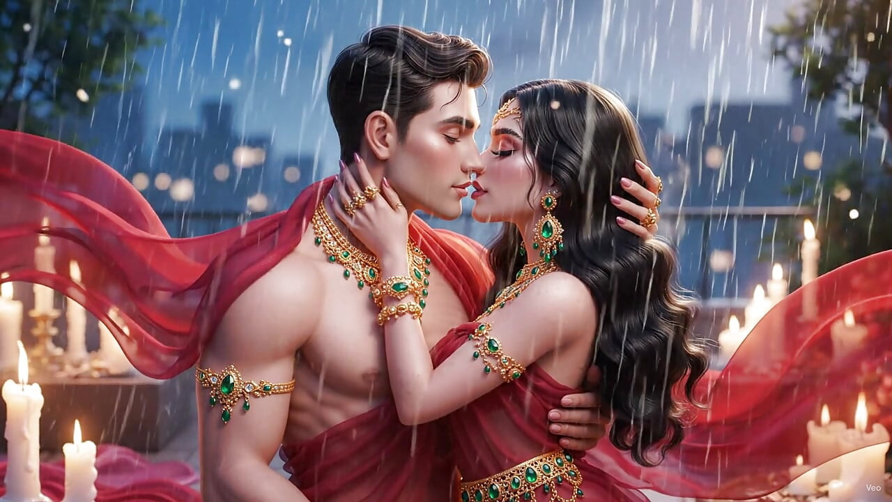 Kneeling Position Mein Desi Bhabhi Ki Sexy Hug - White Transparent Saree Mein Full Ass Focus Romance Video