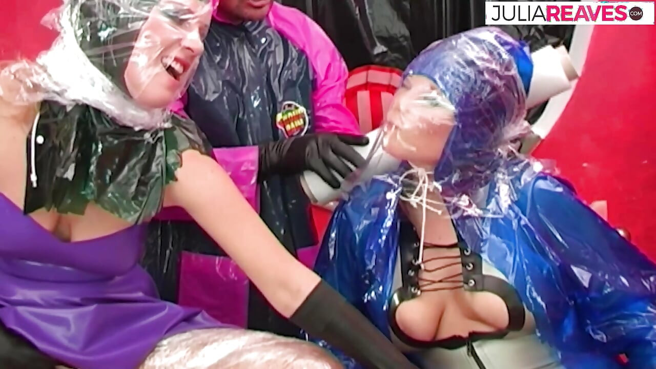 Különleges fétis, műanyagba csomagolt baszás