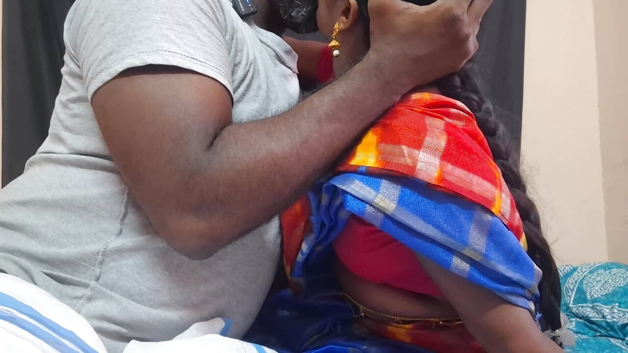 Indijska tamilska žena rogonja seks s muževim prijateljem