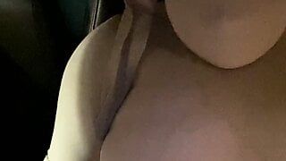 Encasement Orgasm in Car