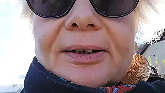 milf looking for a cock in the countryside. I find her in a barn sucks her fucks me and empties her on my face
