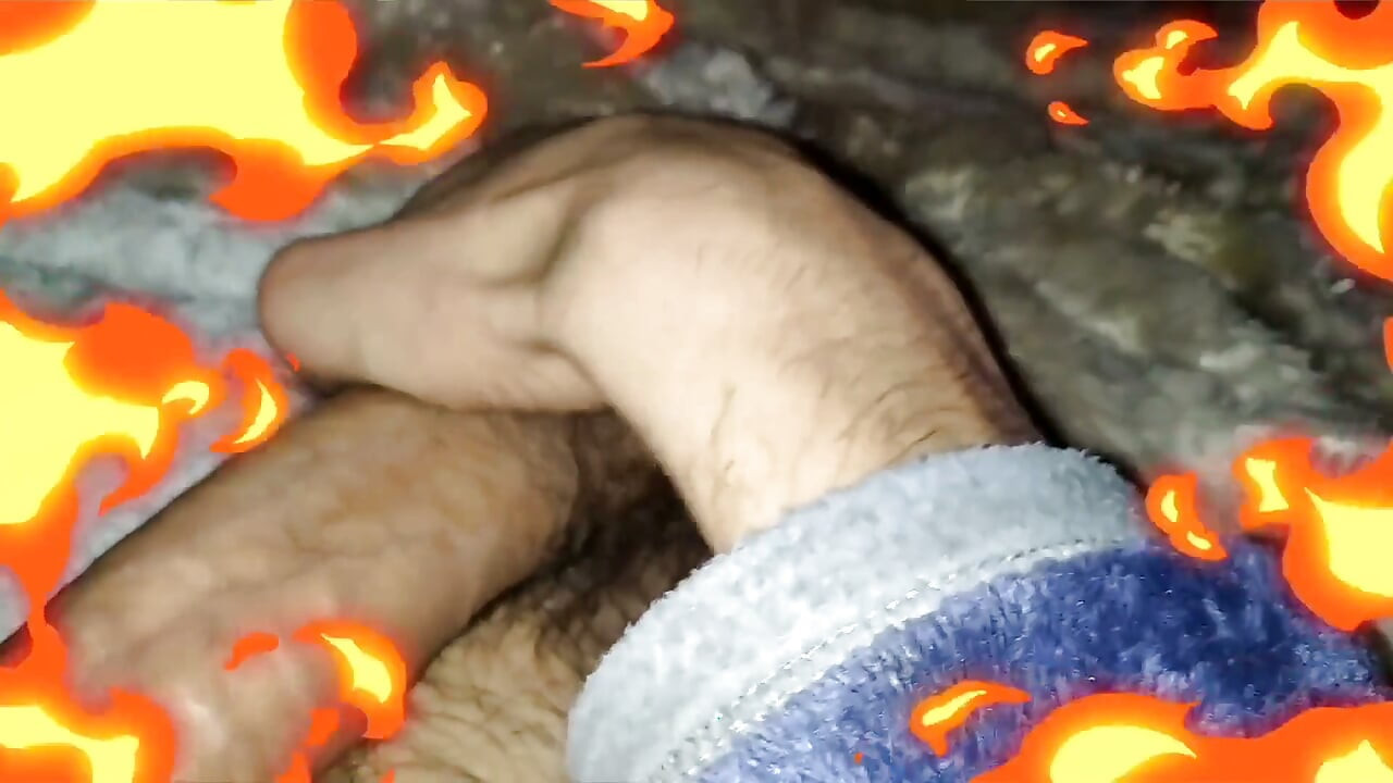 The Man's Huge Cock Is so Hot It Literally Burns!!