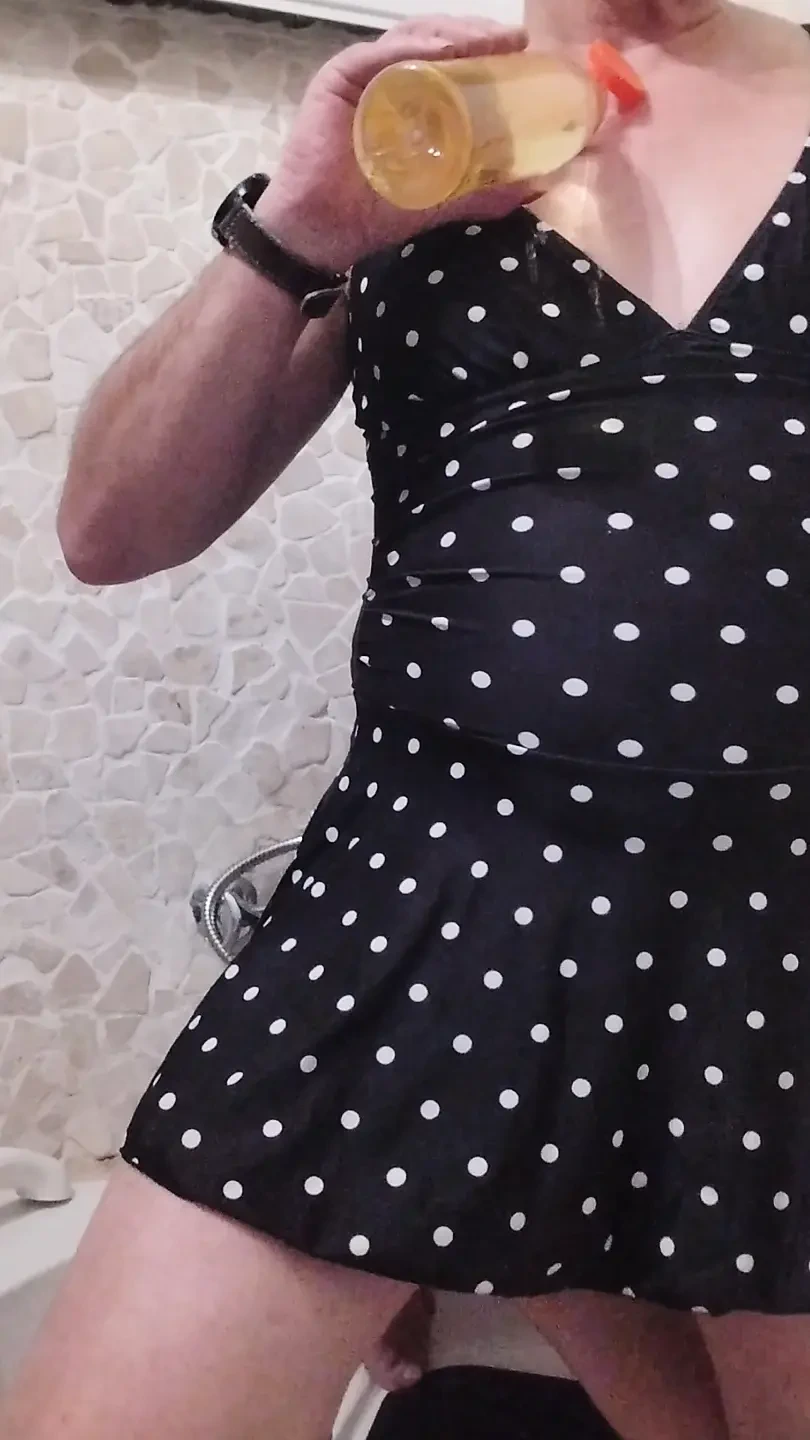 Pissing in the bathroom